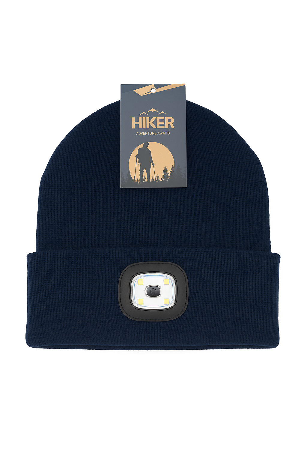 Rechargeable LED Light Beanie Hat